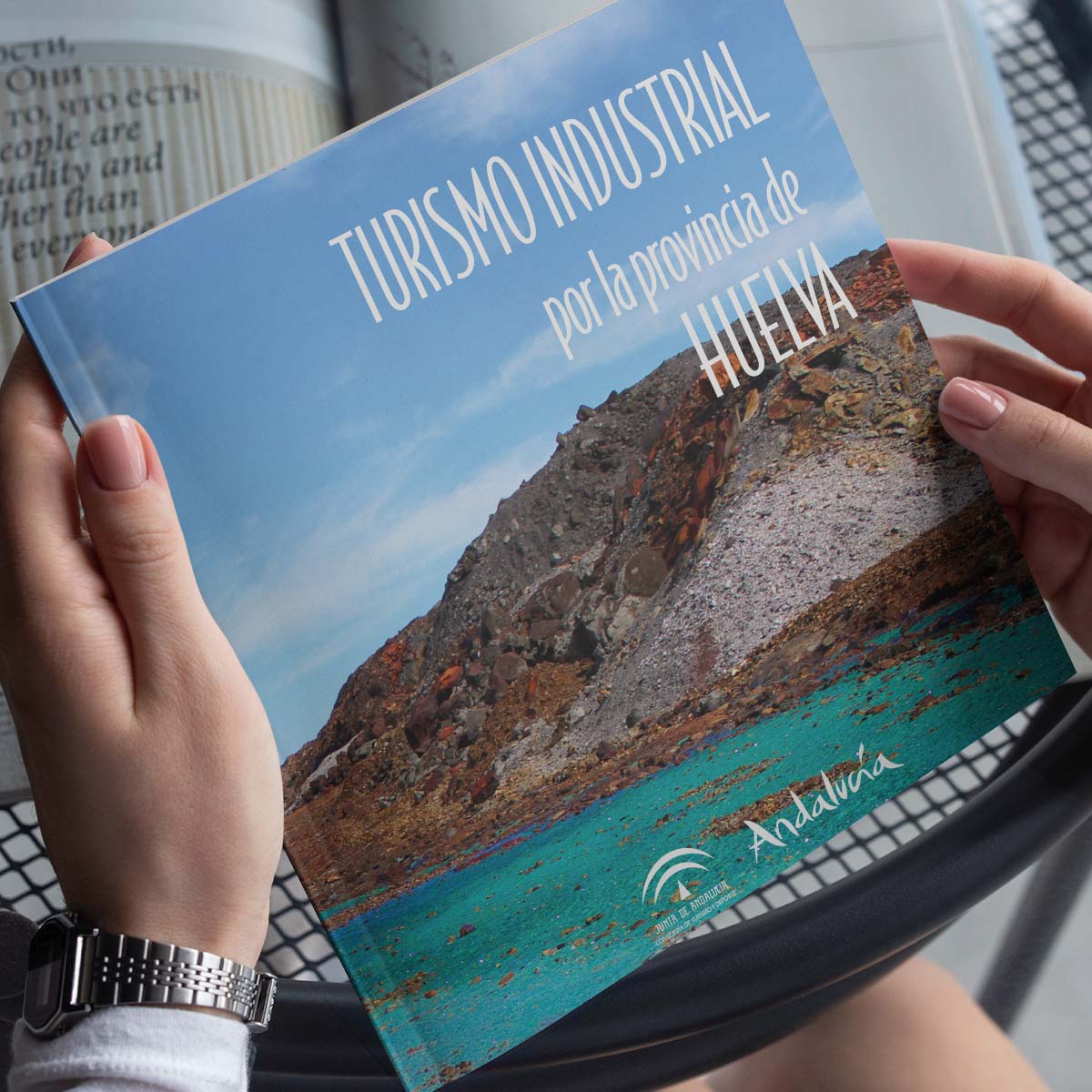 Diseño editorial MyRed Guía Turismo Industrial por la provincia de Huelva